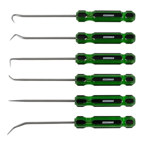 26545 6 Piece Hook And Pick Set With Acetate Handle