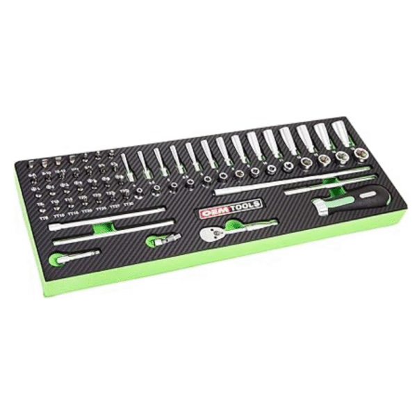 23997 Socket Set 64PC, 1/4" Drive Mechanic Tool Set