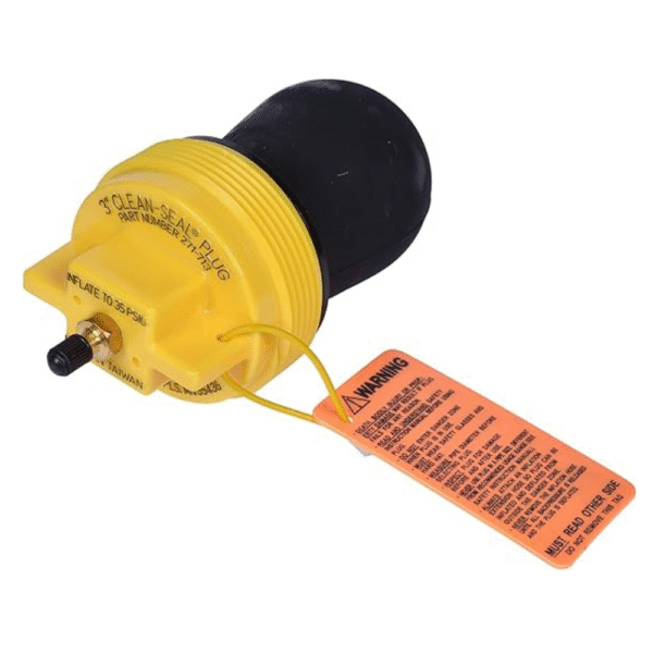 271713 Pneumatic Test Plug, 3 in, Black
