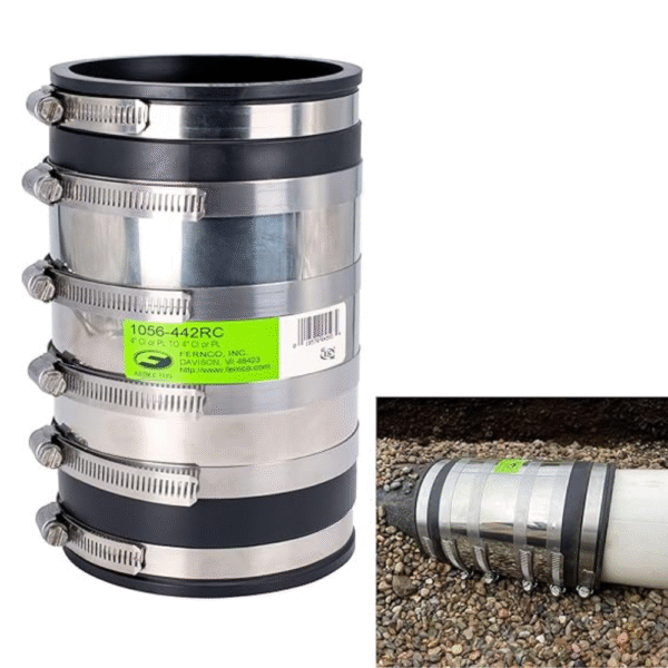 4-inch XL Flexible Pipe Coupling Connector Fitting