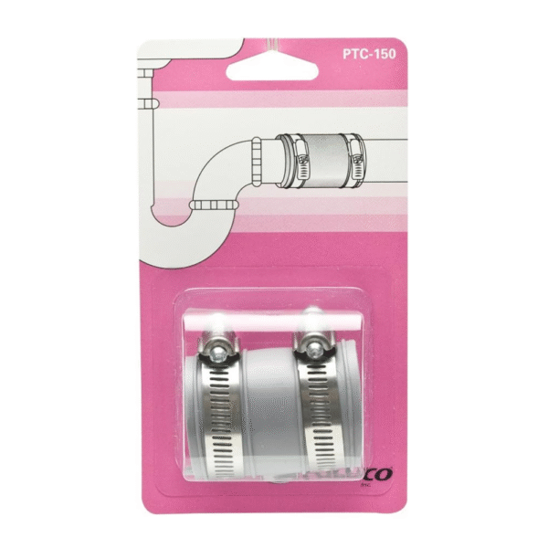 PTC-150 1-1/4" or 1-1/2" Tubular Drain Pipe Connector