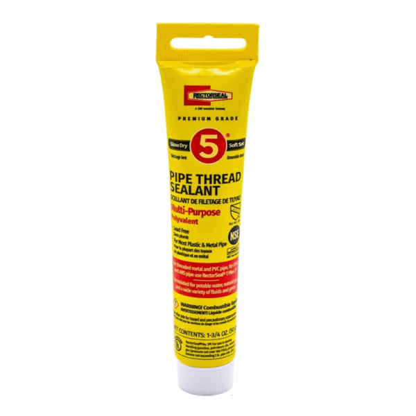 Rectorseal 25790 1-3/4-Ounce Tube No.5 Pipe Thread Sealant