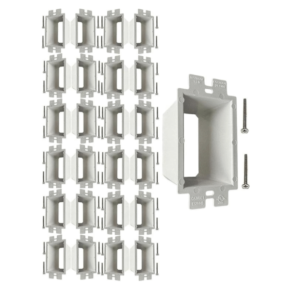 IMBA-BE1-25 (UL Listed) 1-Gang Non-Metallic Electrical Power Outlet Box Extender