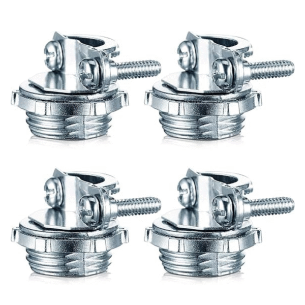 4 Pieces 1/2 Inch Clamp Type Cable Connector