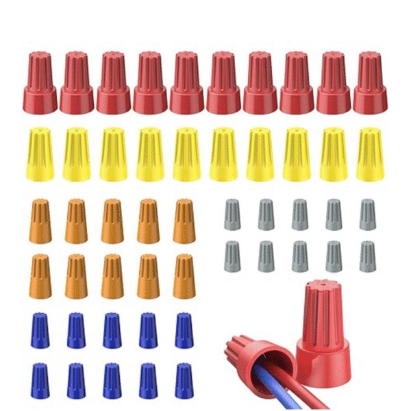Vibit 50 Pcs Wire Nuts Wire Caps Electrical Wire Connectors