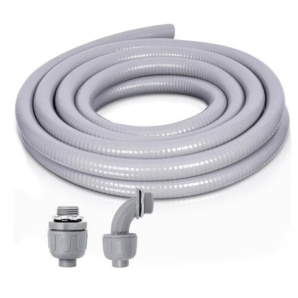 Liquid-Tight Conduit and Connector Kit - 3/4 Inch 5 FT