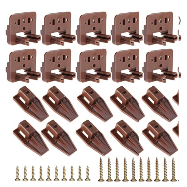 10PCS Drawer Slide Track Guide Glide