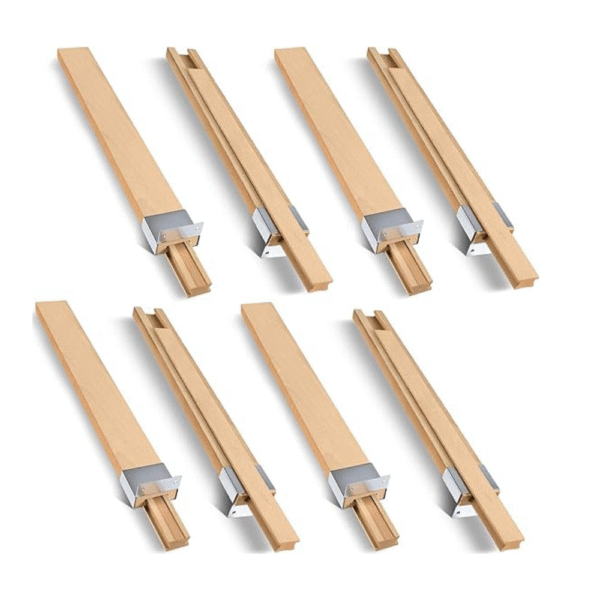 Wooden Drawer Slides Bottom Mount Classic Center Guide Track