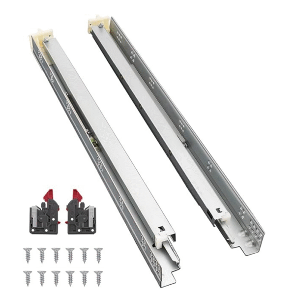 1 Pair 21 Inch Undermount Drawer Slides