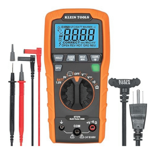 ET270 Auto-Ranging Digital Multi-Tester